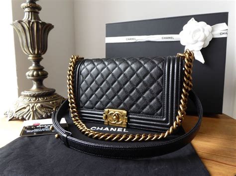 chanel boy caviar gold hardware|What I Wear on Repeat: My Chanel Boy Bag .